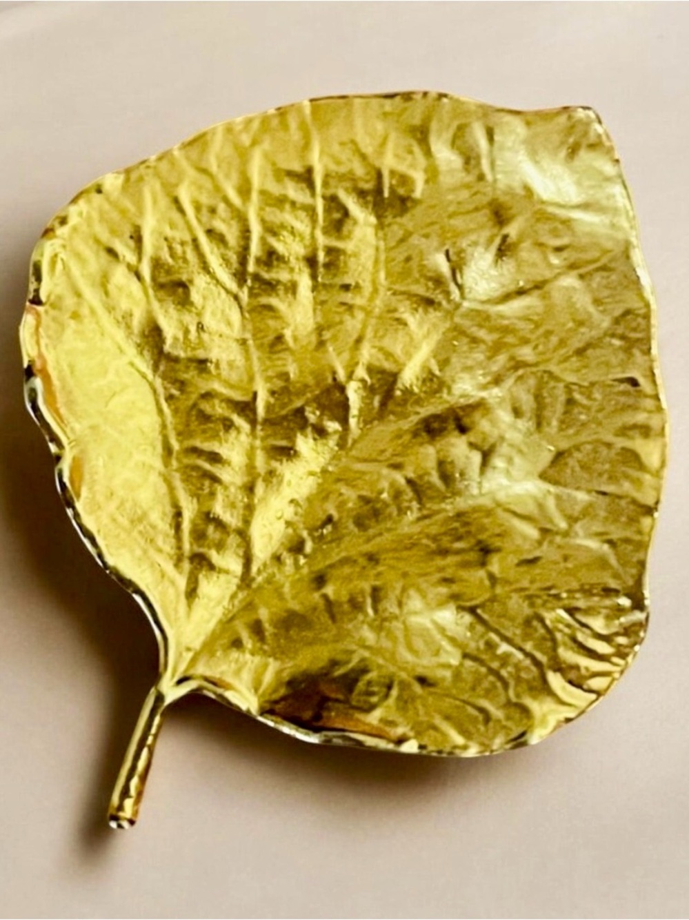 🔴Vintage Gold Aspen Leaf Brooch